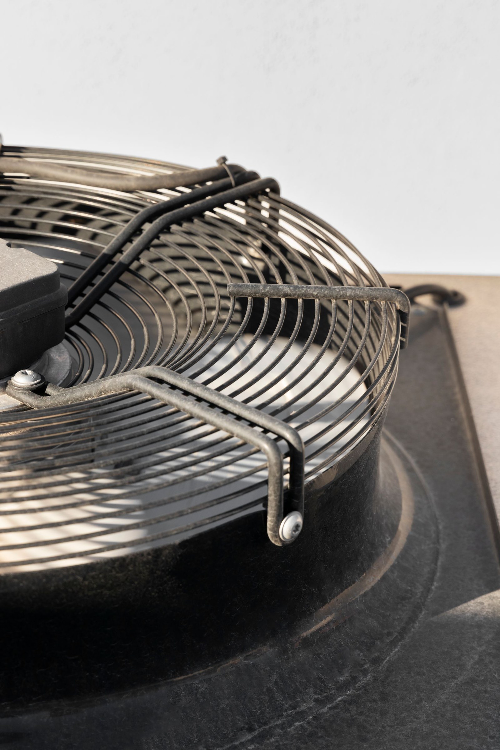 Close view of a ventilation fan